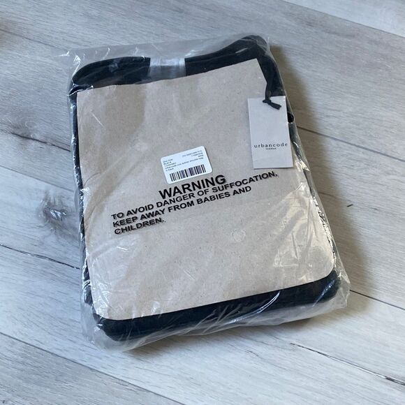 Urbancode croc‎ leather shoulder bag in black NWT in packaging - Picture 5 of 7